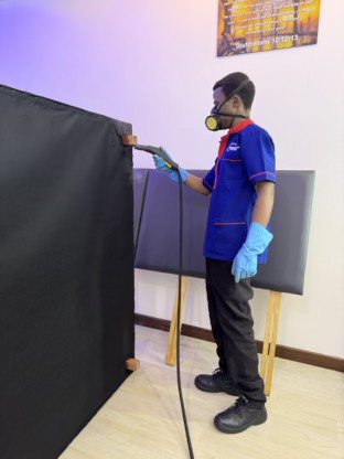 professional bedbug fumigation heat method.